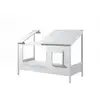 Image de Vipack lio lit cabane 90x200cm + sommier + matelas