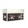 Image de Vipack pino lit sureleve en pin massif avec sommier caraibes