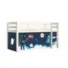 Image de Vipack pino lit sureleve en pin massif 90x200cm avec sommier blanc espace