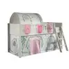 Image de Scott lit mezzanine et rideau birdy, tunnel et 3 sacs rangement assortis