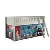 Image de Scott lit mezzanine et rideau pet shop