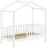 Image de Lit cabane dallas 70x140 blanc