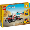 Image de Lego le camion remorque avec hélicoptère