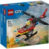 Image de Lego l'hélicoptère secours des pompiers