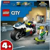 Image de LEGO® City La course-poursuite en moto de police 60455