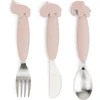 Image de Set de 3 couverts easy-grip deer friends rose