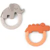 Image de Lot de 2 anneaux de dentition deer friends papaye et sable