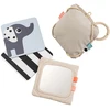 Image de Support avec cartes de motifs contrastés deer friends sable