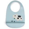 Image de Bavoir silicone dotti bleu
