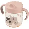 Image de Tasse à bec à 2 anses tiny farm rose