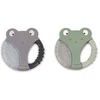 Image de Lot de 2 anneaux de dentition animaux gris et vert