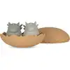 Image de Jouet de bain en silicone oeuf de dino