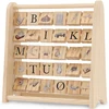 Image de Cadre de cubes en bois abécédaire