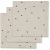 Image de Lot de 3 langes en mousseline cherry blush (65 x 65 cm)