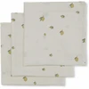 Image de Lot de 3 langes en mousseline lemon (65 x 65 cm)