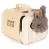 Image de Peluche lapin et sa caisse