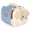 Image de Peluche chien et sa caisse