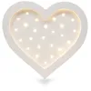 Image de Lampe veilleuse coeur blanc