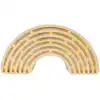 Image de Lampe veilleuse arc-en-ciel bois naturel