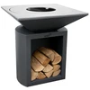 Image de Brasero g2 graphite plaque acier carbone - artiss