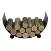 Image de Porte bûches demi-lune turyn acier ø70cm