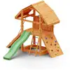 Image de Aire de jeux en bois buffalo avec mur d
