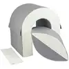 Image de Set de 2 blocs en mousse blanc gris