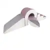 Image de Set de blocs en mousse 4 éléments blanc gris violet