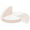 Image de Set de 4 blocs en mousse blanc cappuccino