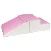 Image de Set de 2 grands blocs en mousse blanc rose pastel
