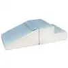 Image de Set de 2 grands blocs en mousse blanc bleu pastel