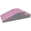 Image de Set de 2 grands blocs en mousse blanc rose gris