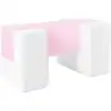 Image de Blocs en mousse blanc rose
