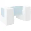 Image de 3 blocs en mousse blanc bleu pastel