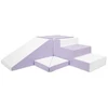 Image de Set de 4 blocs en mousse blanc lilas