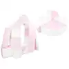 Image de Set de 15 blocs en mousse le jeu blanc rose pastel
