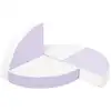 Image de Set de 4 blocs en mousse blanc lilas