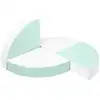 Image de Set de 4 blocs en mousse blanc menthe