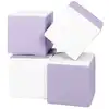 Image de Lot cubes xxl mousse 4 pcs blanc, lilas