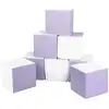 Image de Lot cubes xxl mousse 8 pcs blanc, lilas