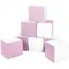 Image de Lot cubes xxl mousse 8 pcs blanc, rose (pastel)