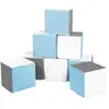 Image de Lot cubes xxl mousse 8 pcs blanc, bleu clair, gris