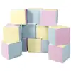 Image de Lot cubes xxl mousse 12 pcs rose, bleu, jaune