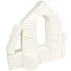 Image de 11 grands blocs mousse chateau crème