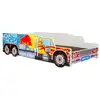 Image de Lit simple enfant monster truck 160 avec matelas
