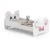 Image de Lit simple enfant pink cat 160 avec matelas