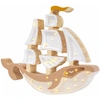 Image de Lampe veilleuse navire brun