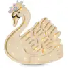 Image de Lampe veilleuse cygne bois naturel