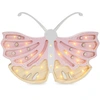 Image de Lampe veilleuse papillon fraise crème