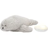 Image de Peluche veilleuse phoque nature bio gris